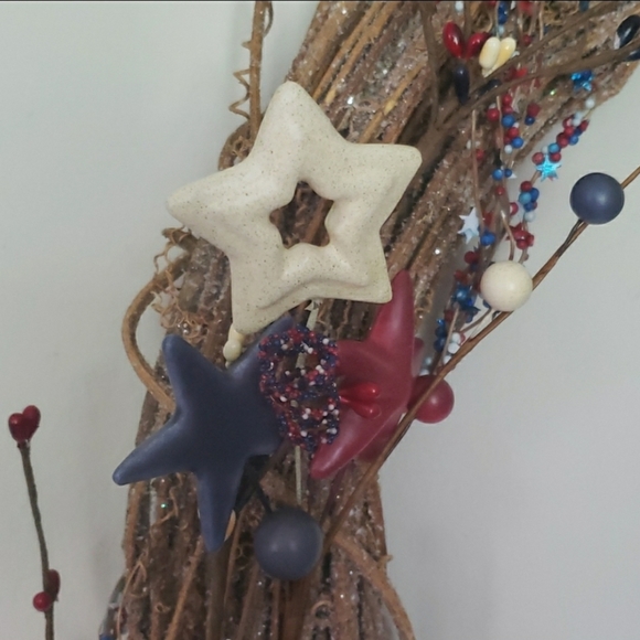 🇺🇲Handcrafted Patriotic Wreath🇺🇸 - Picture 3 of 5